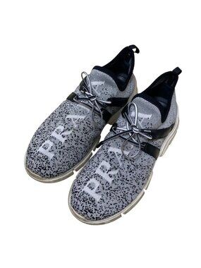Prada | Shoes | Prada Metallic Gray Womens Sneakers | Poshmark display picture 3
